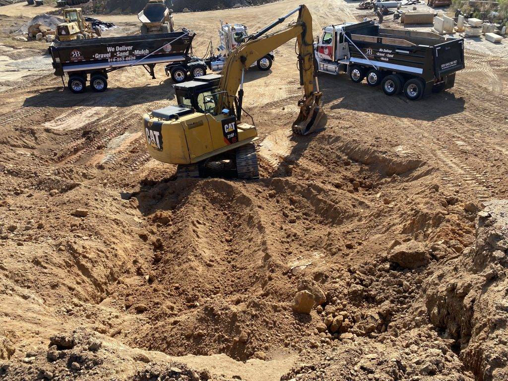 Excavating and grading Clayton NC