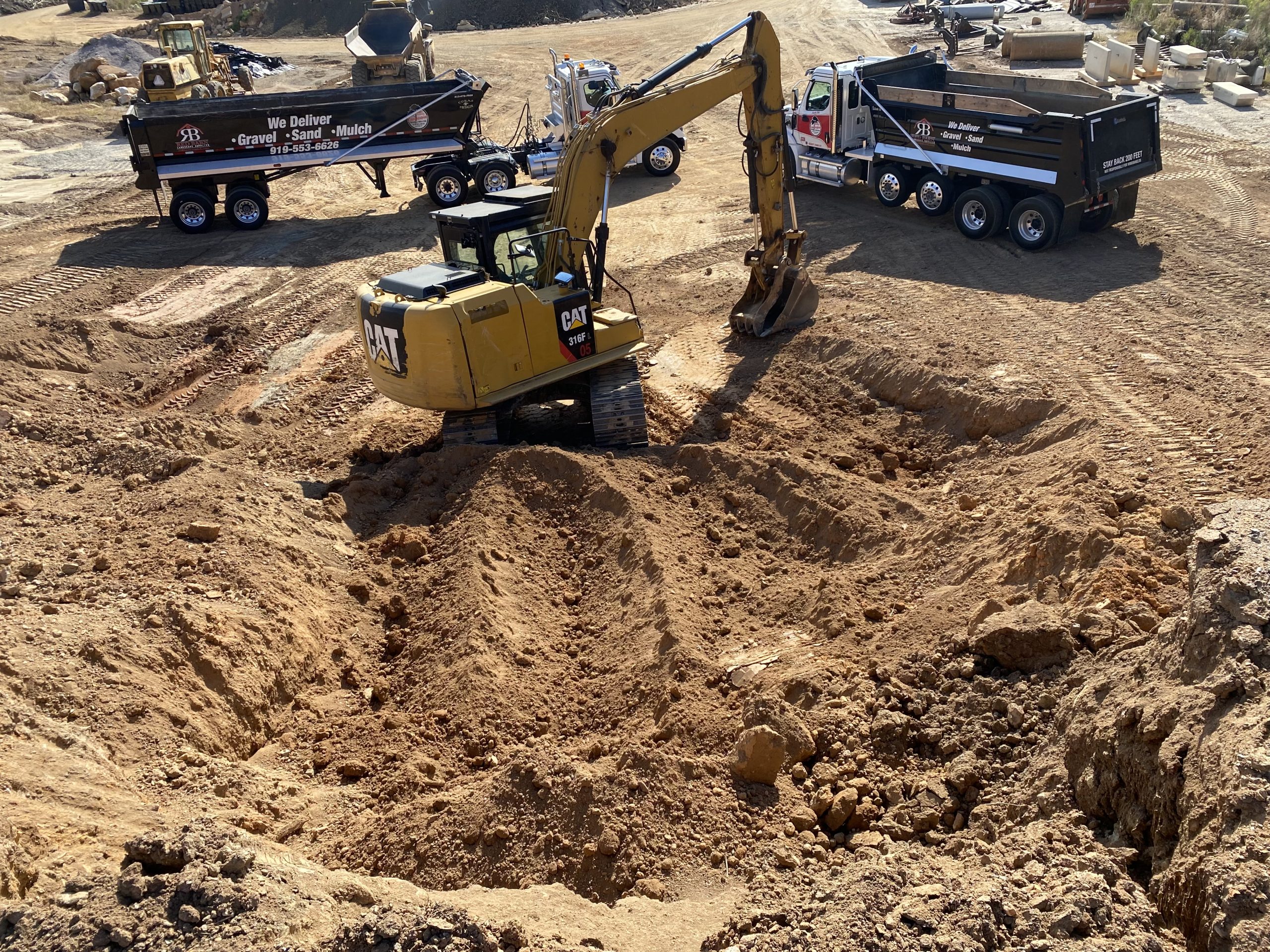 Excavating and grading Clayton NC