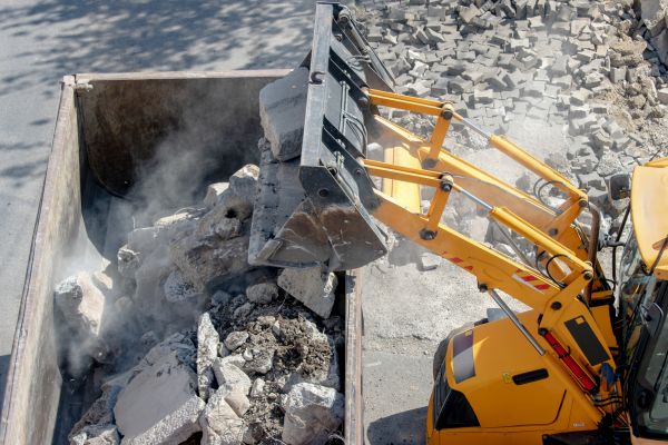demolition services removing concrete