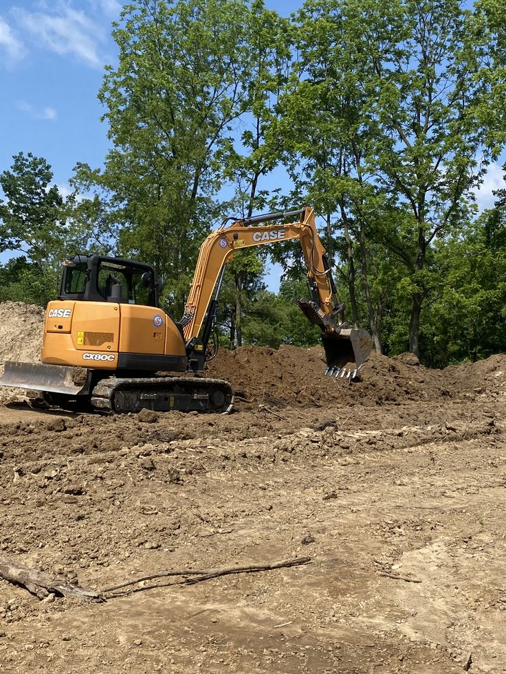 land grading for new driveway and backyard landscaping