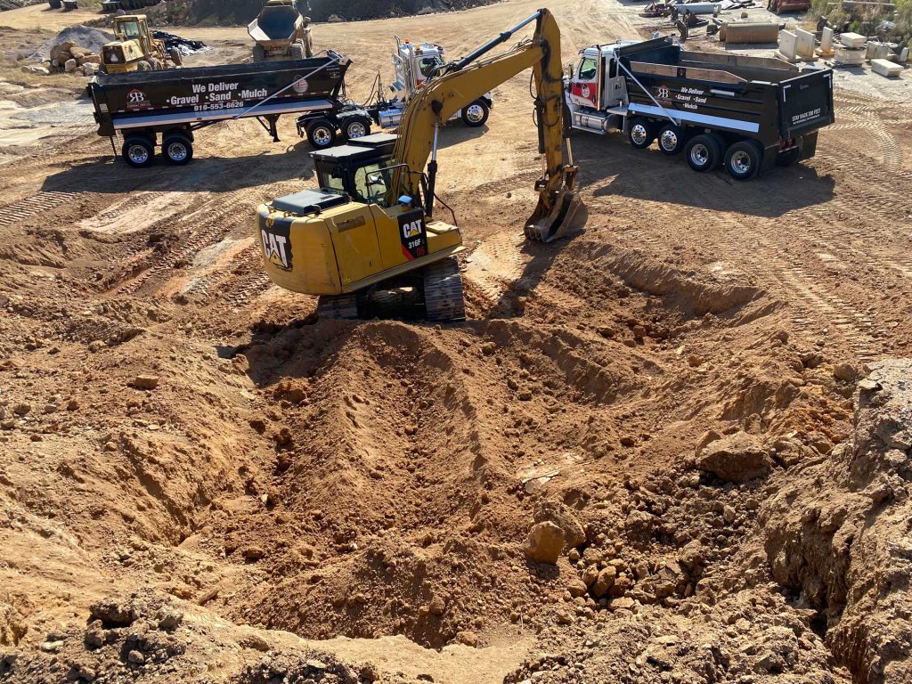 grading and lot prep